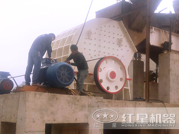 重锤破安装、调试现场